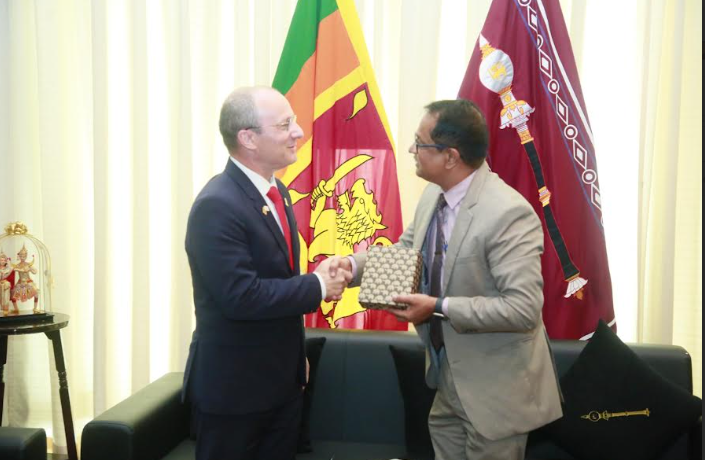 Ambassador designate of Israel to Sri Lanka calls on Speaker Dr. Jagath Wickramaratne