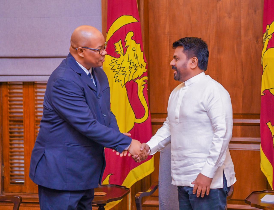 ජනපති සහ දකුණු අප්‍රිකානු මහකොමසාරිස් අතර හමුවක් 