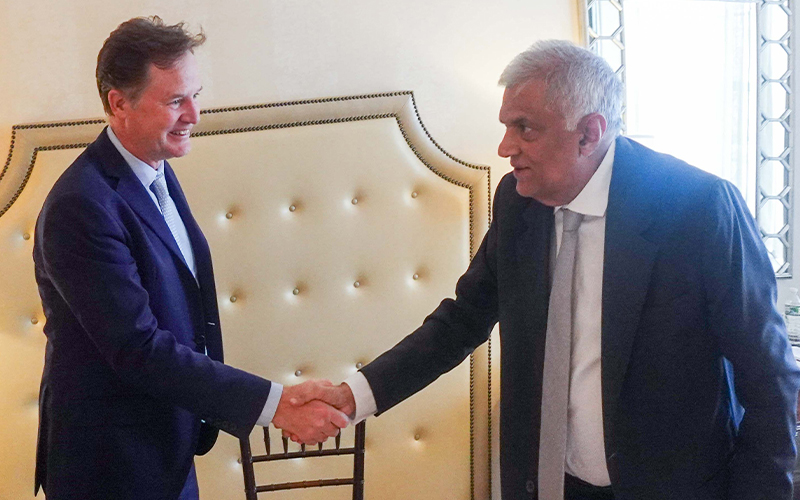 President Ranil Wickremesinghe and Meta’s Sir Nick Clegg Forge AI-Driven Partnership at UNGA