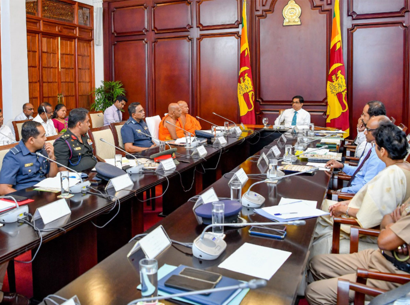 සිතුල්පව්ව හා තිස්සමහාරාම රජමහා විහාරස්ථානවල පැවැත්වෙන පොසොන් පින්කම් මාලාව පිළිබඳ සාකච්ඡාවක් 