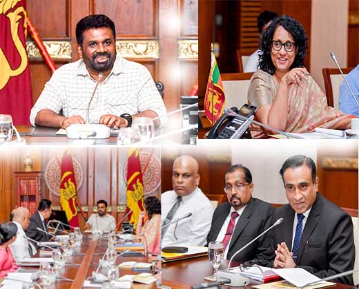 ජනපති සහ අධ්‍යාපන අමාත්‍යාංශයේ නිලධාරීන් අතර හමුවක්