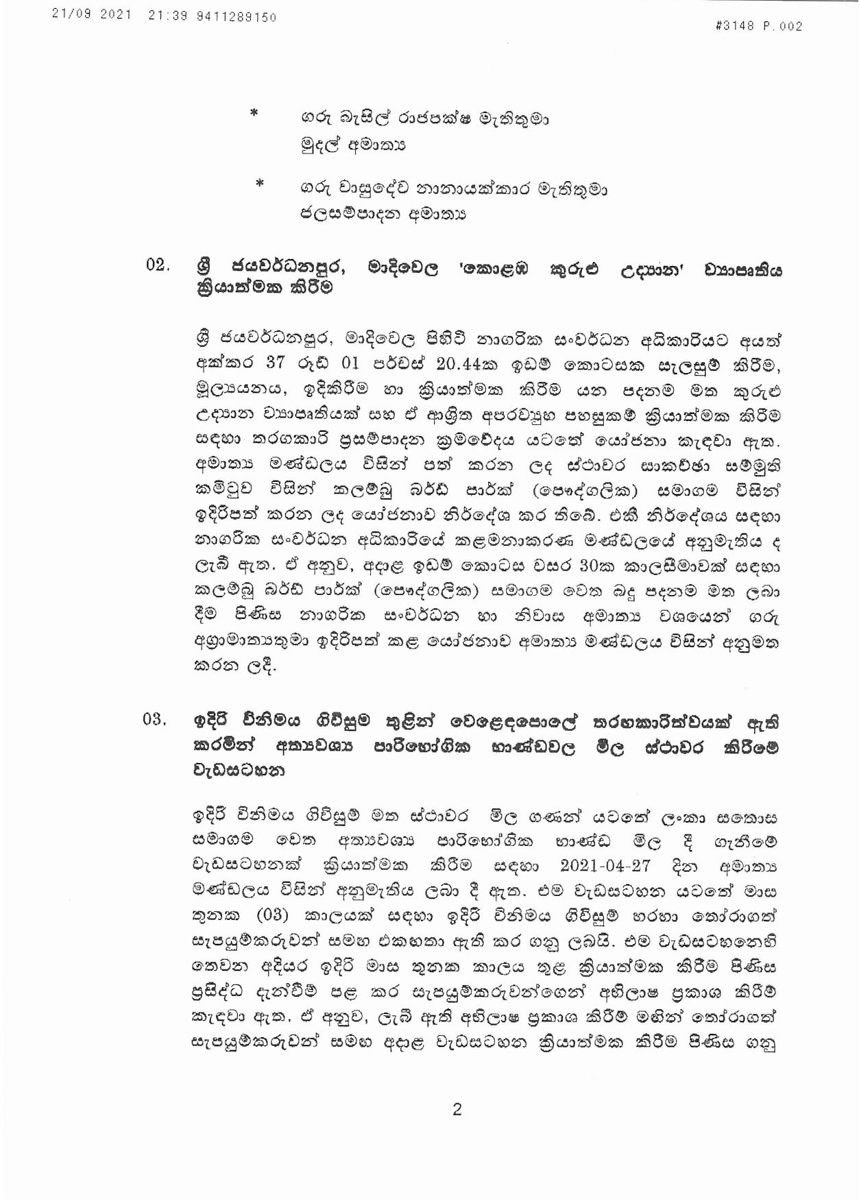 Cabinet Decisions on 21.09.2021 page 001